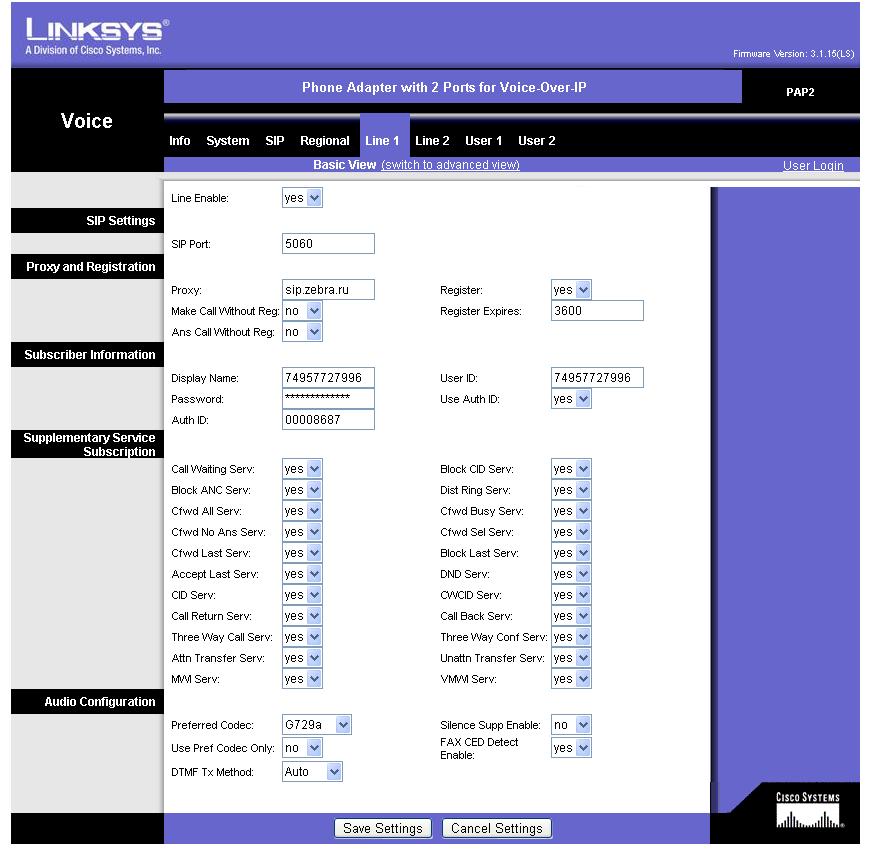  Linksys Pap2t -  11